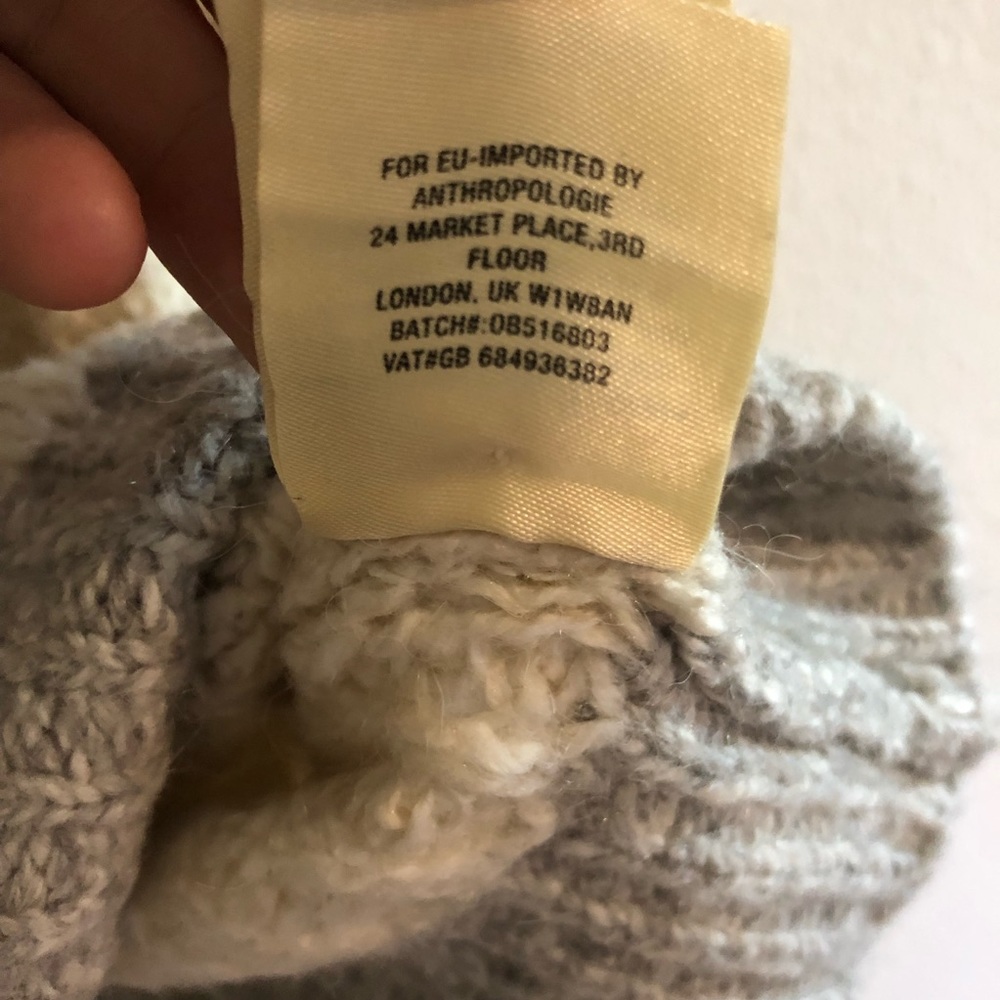 ANTHROPOLOGIE sleeping on snow cable knit sweater - Picture 7 of 8